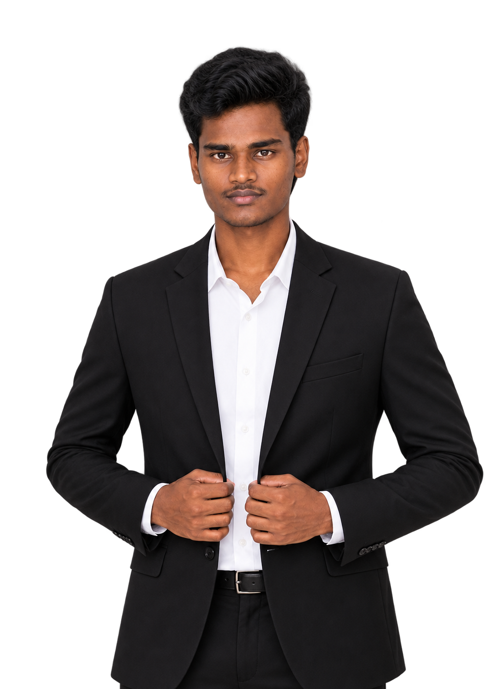 Full-body portrait, background removed